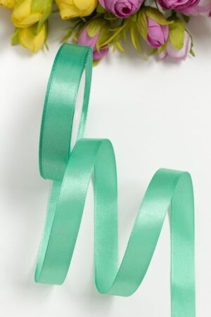 Лента атласная 1,5 см*22 метра (SF-1359) тиффани №054, Атлас