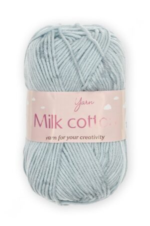 Пряжа "Milk cotton" 50 гр (10 шт) SF-7848, светло-голубой