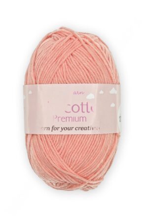 Пряжа "Milk cotton Premium" 50 гр (10 шт) SF-7847, розовый персик