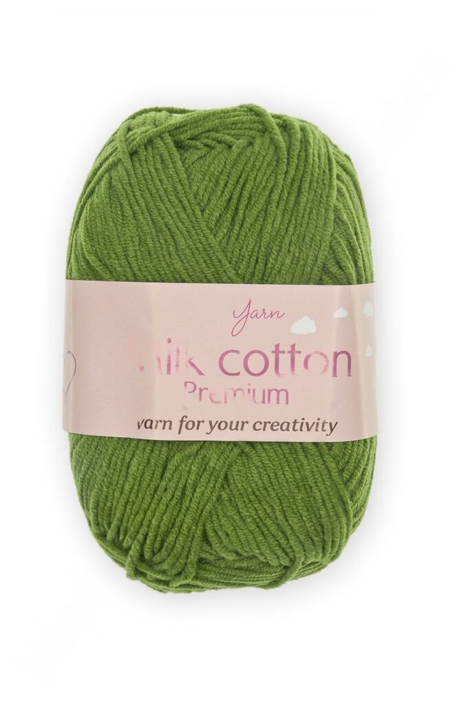 Пряжа "Milk cotton Premium" 50 гр (10 шт) SF-7847, фисташковый