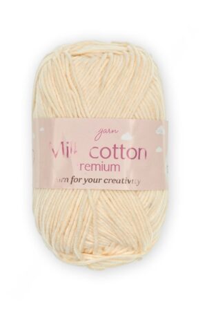 Пряжа "Milk cotton Premium" 50 гр (10 шт) SF-7847, светло-персиковый