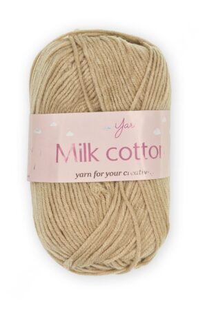 Пряжа "Milk cotton" 50 гр (10 шт) SF-7848, бежевый