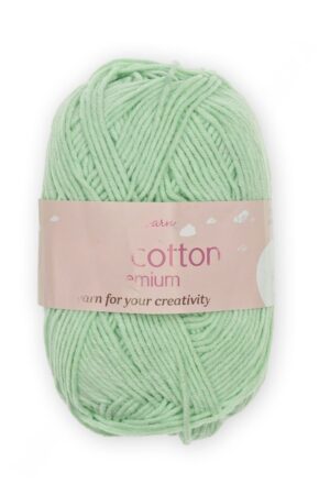 Пряжа "Milk cotton Premium" 50 гр (10 шт) SF-7847, мятный