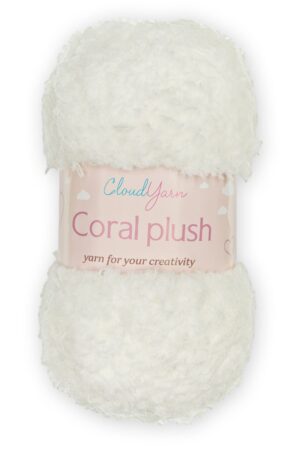 Пряжа "Coral plush" 100 гр (5 шт) SF-7843, айвори