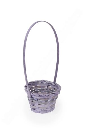 Корзина бамбуковая 13*9 см (SF-7965) фиолетовый