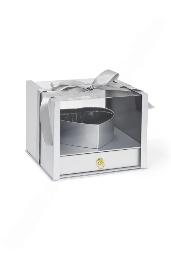 Коробка 25*25*19,5 см (SF-7935) серебро
