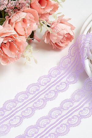 Кружево 4,5 см*200 ярд (SF-5173) фиолетовый №10