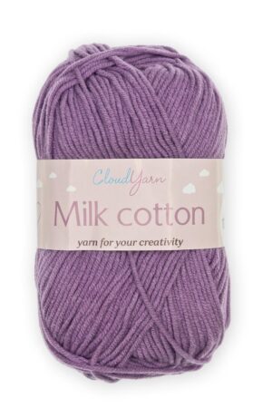Пряжа "Milk cotton" 50 гр (10 шт) SF-7848, сиреневый