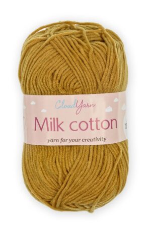 Пряжа "Milk cotton" 50 гр (10 шт) SF-7848, коричневый