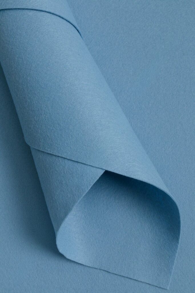 Фетр мягкий 1 мм, Корея Royal 40*55 см (5 шт) темно-голубой RN 38